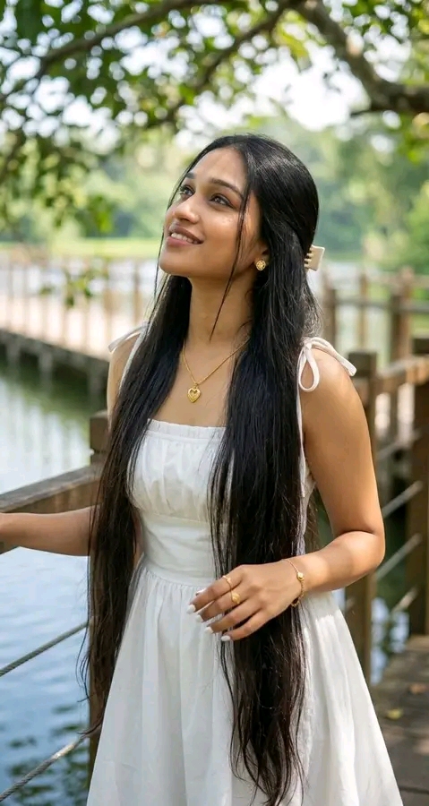 young woman in a natural setting