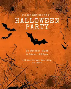 Halloween party invitation